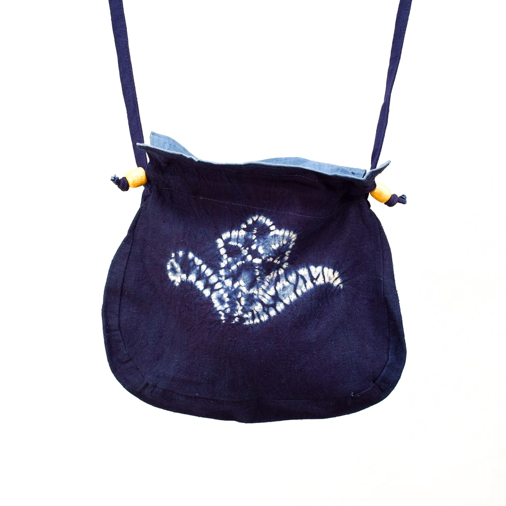 Indigo Sunburst Bloom Bag