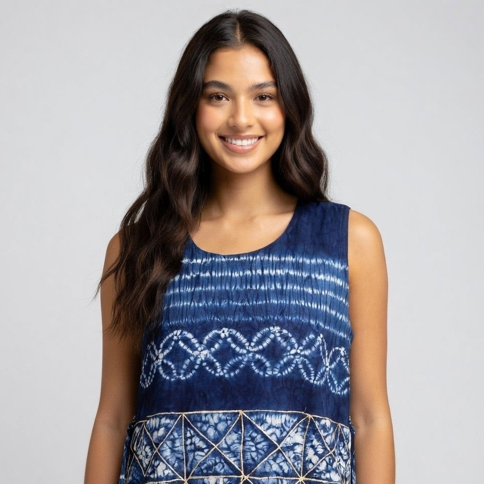 Echo Pattern Sleeveless