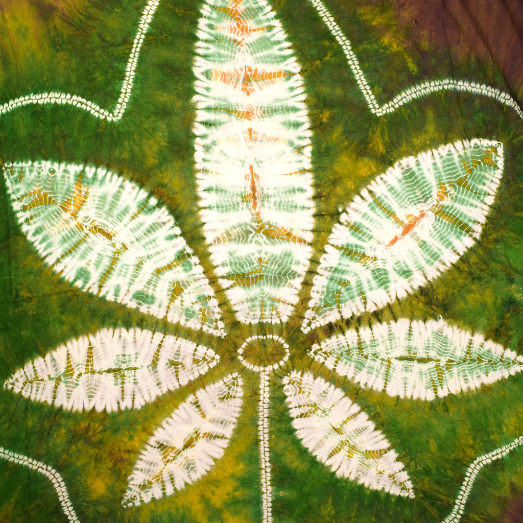 Earth-tone Brown Petalmark Scarf