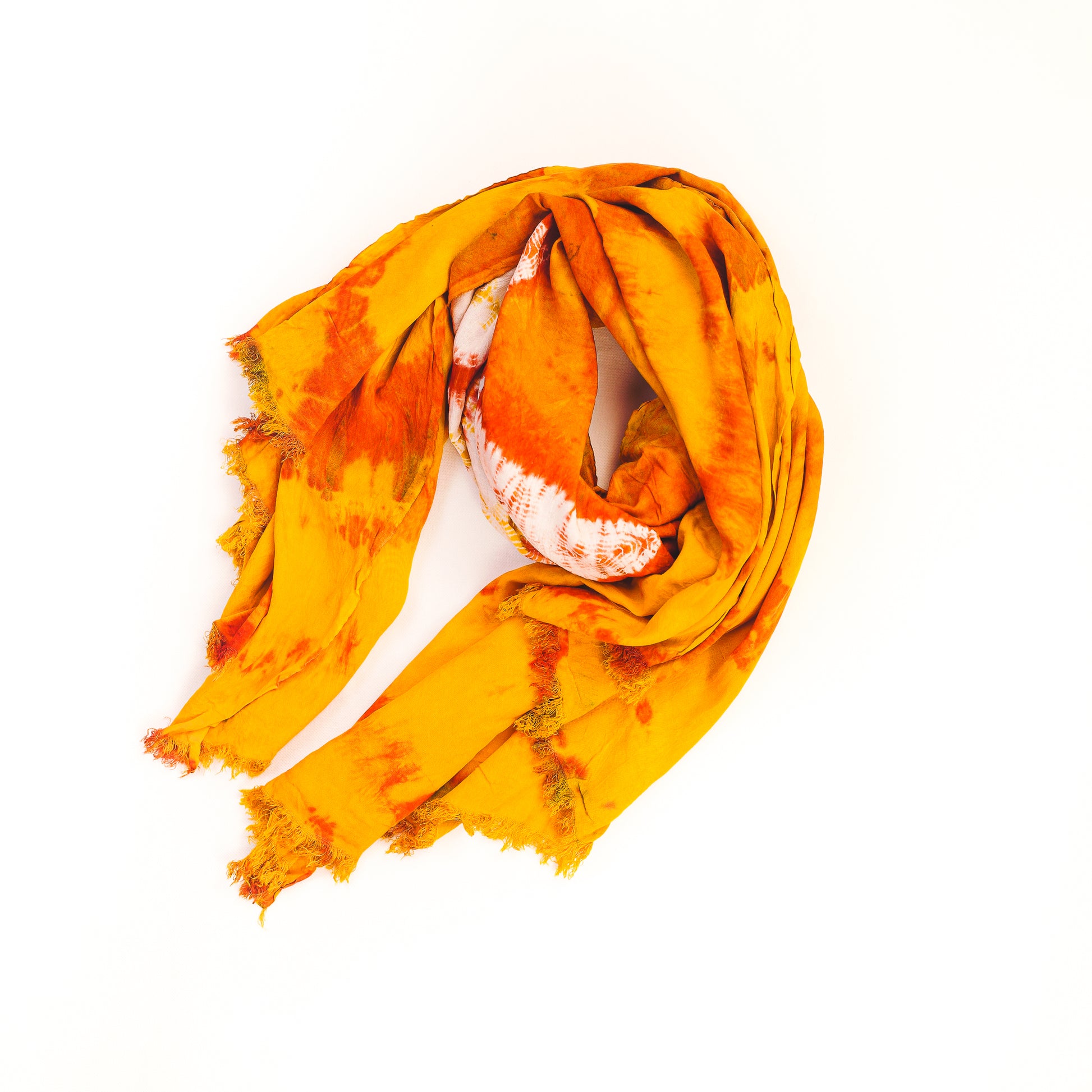 Orange Petalmark Scarf