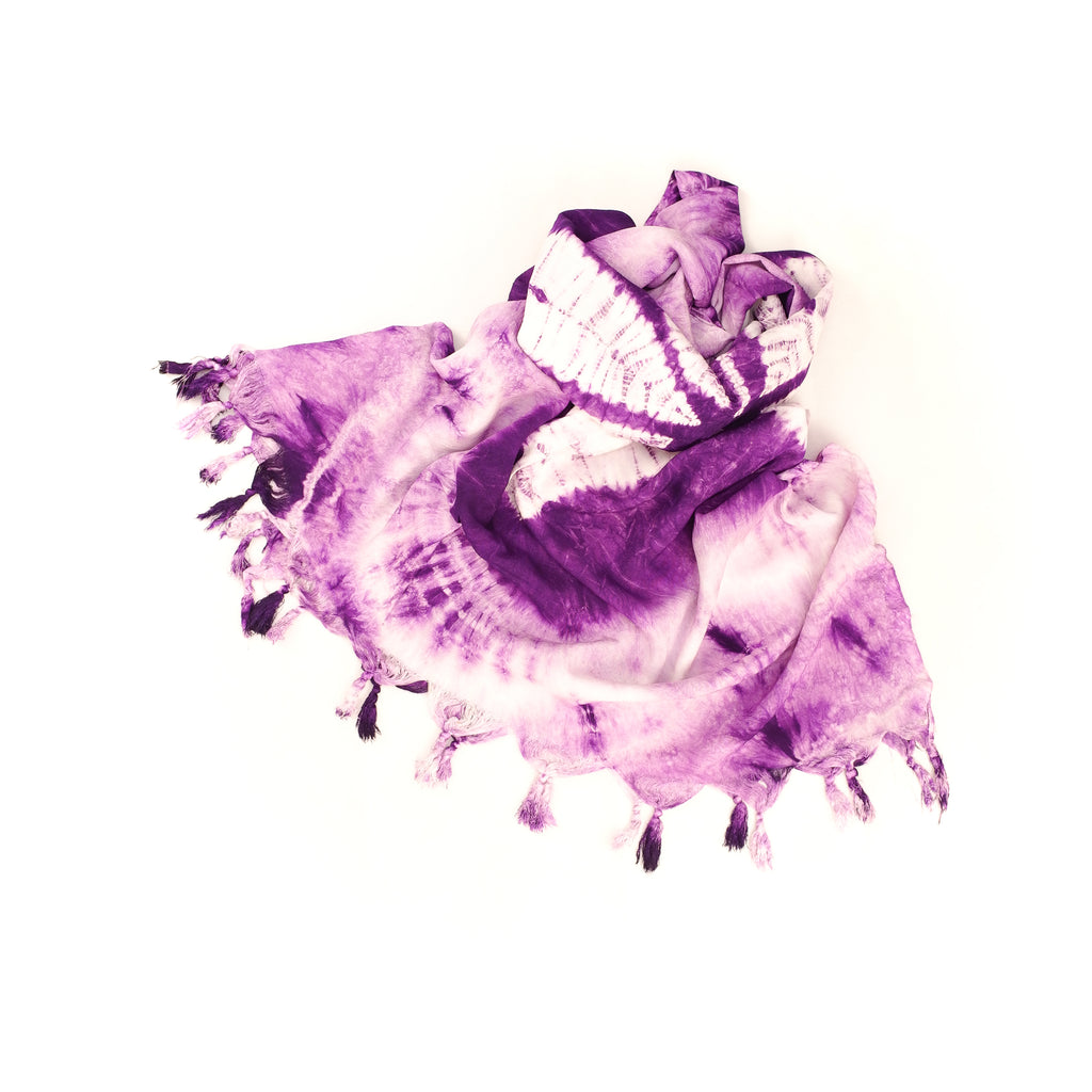 Purple Petalmark Scarf