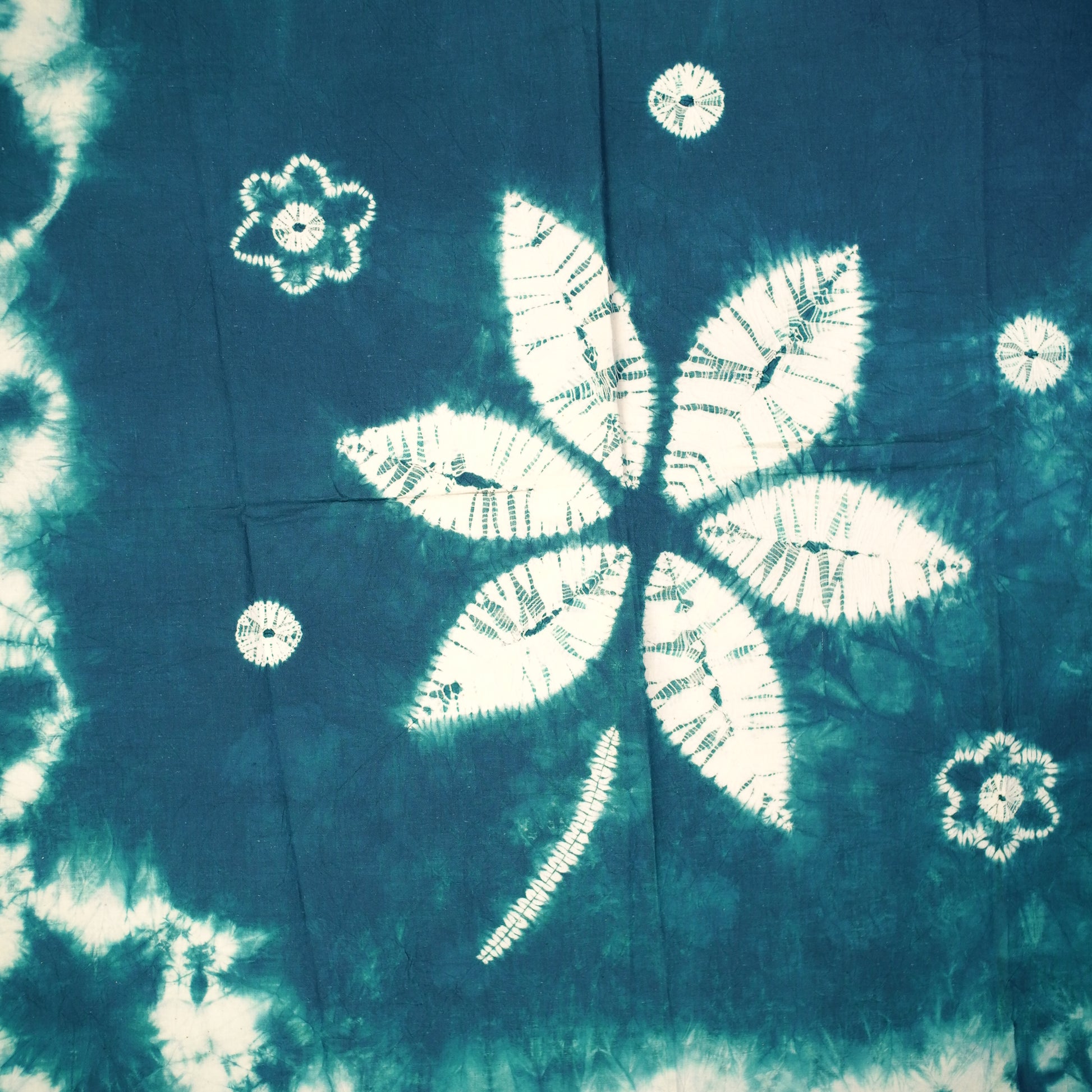 Teal Petalmark Scarf