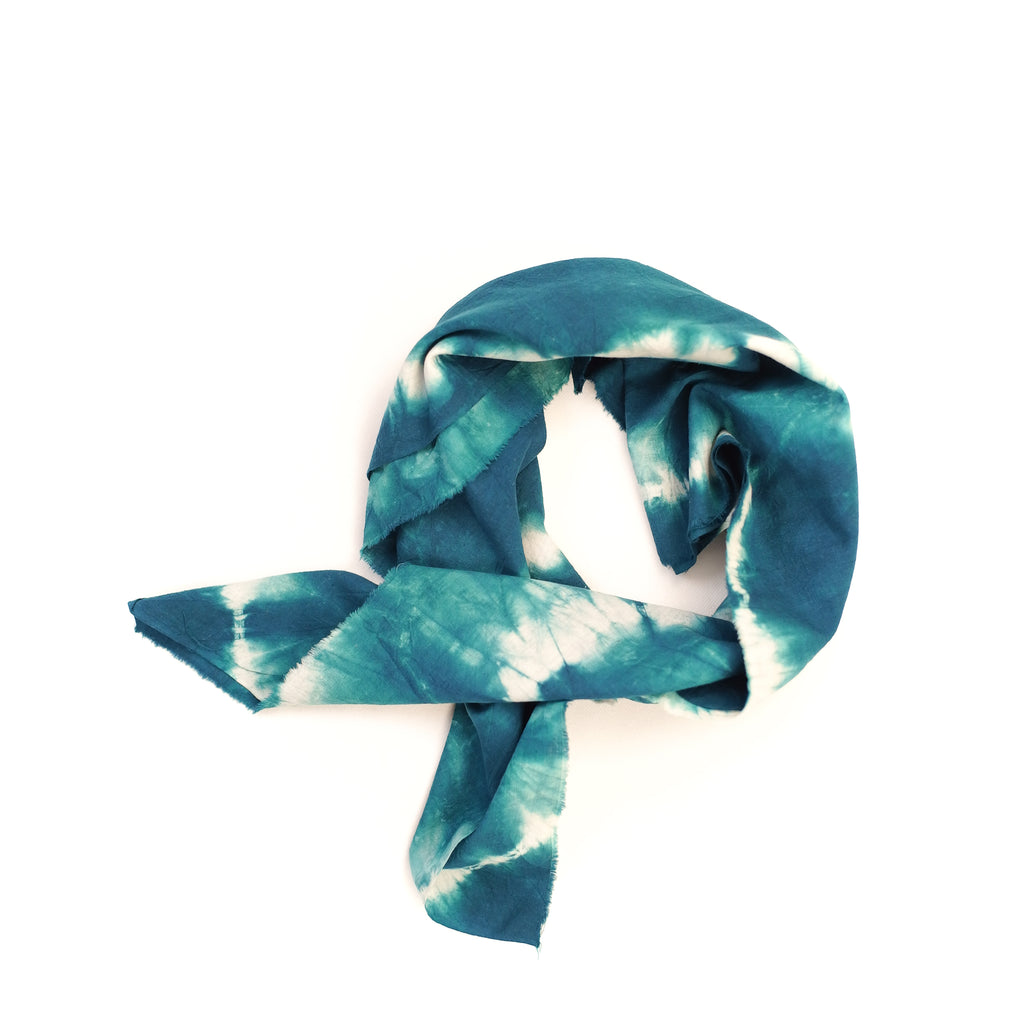 Teal Petalmark Scarf