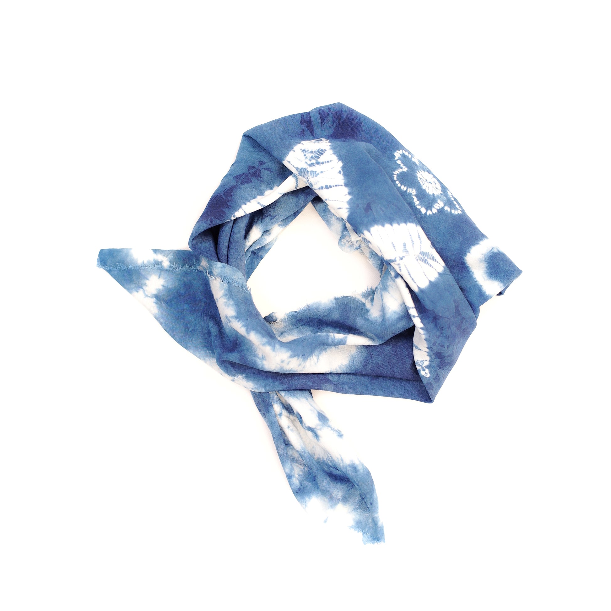 Soft Indigo Petalmark Scarf