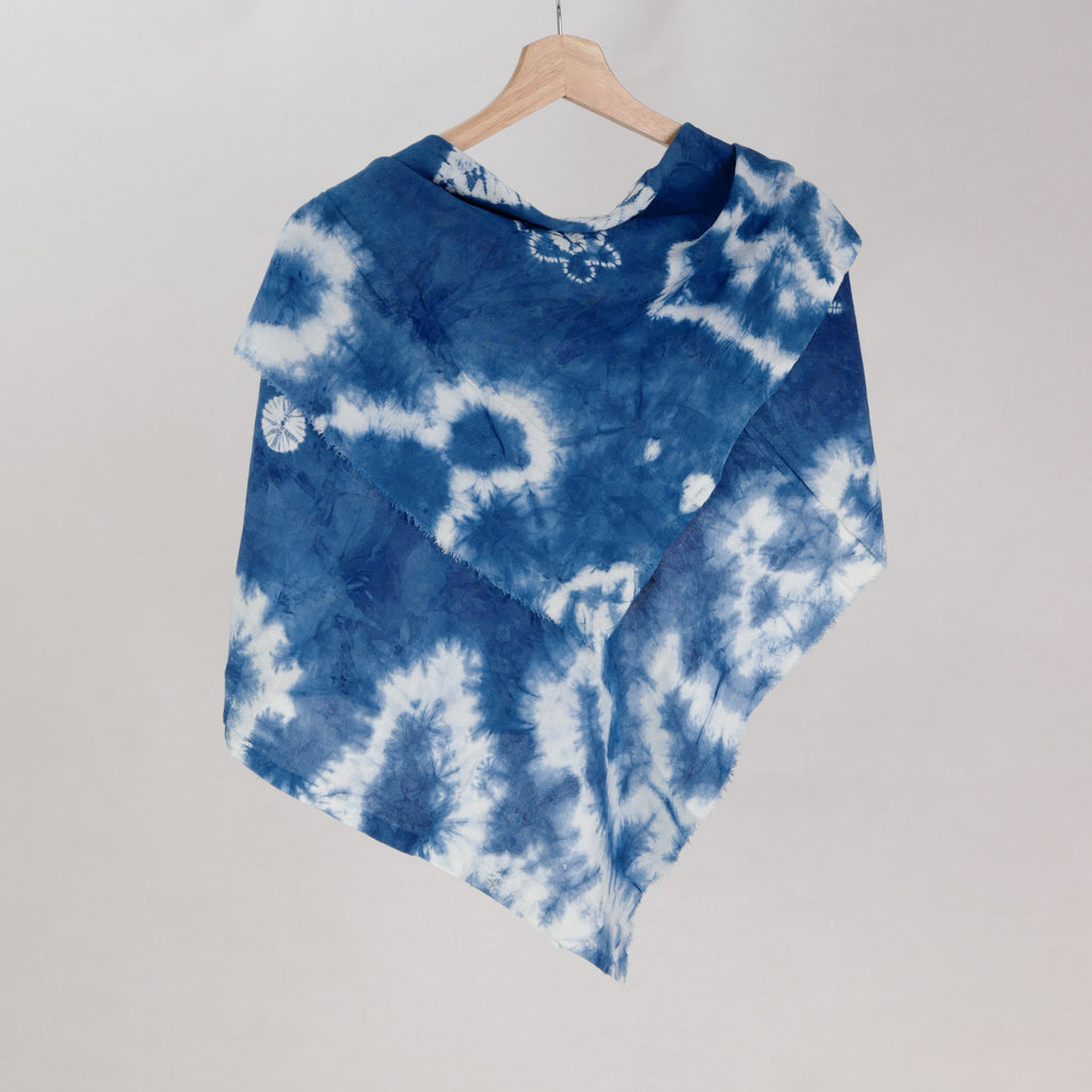 Soft Indigo Petalmark Scarf