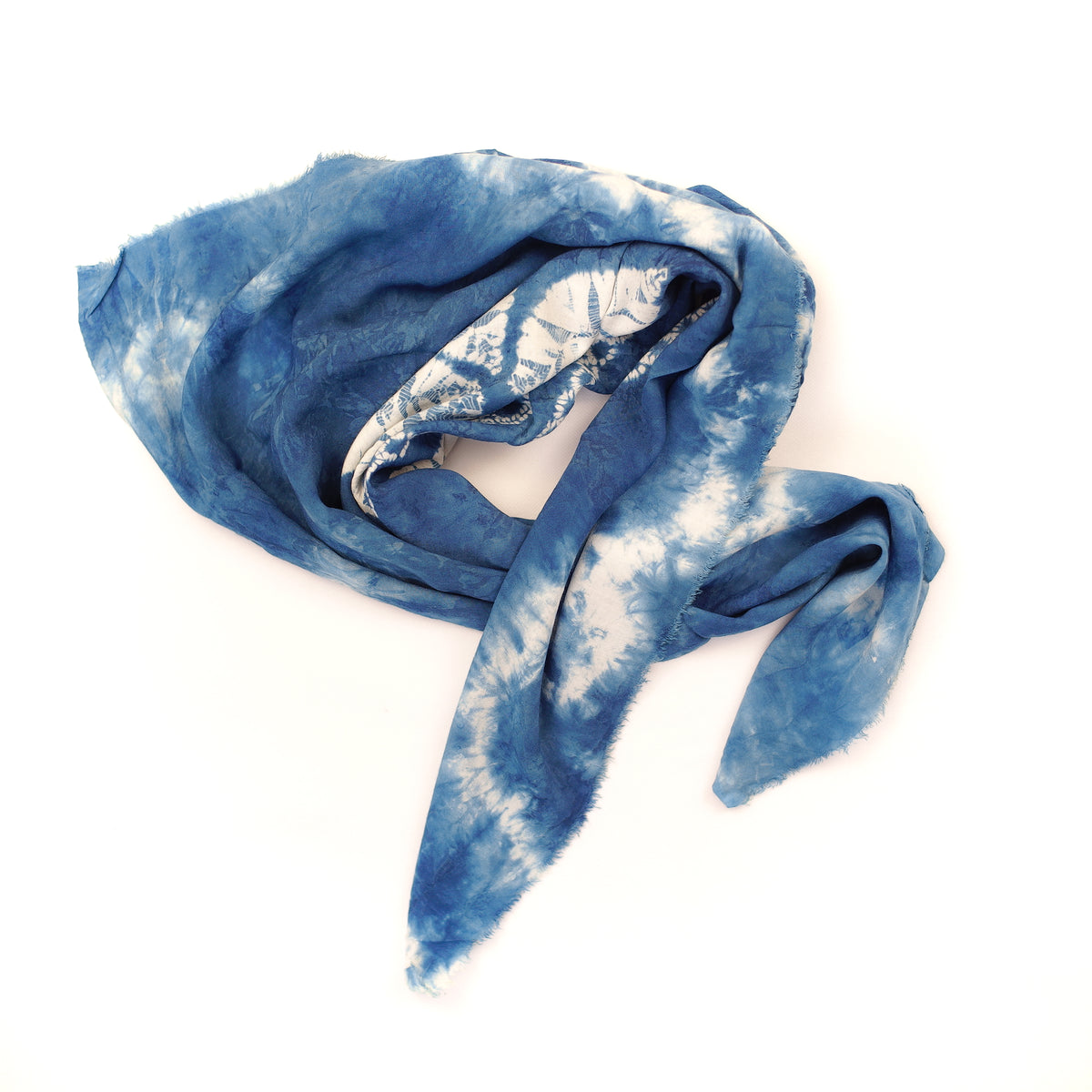 Soft Indigo Twinbloom Scraf