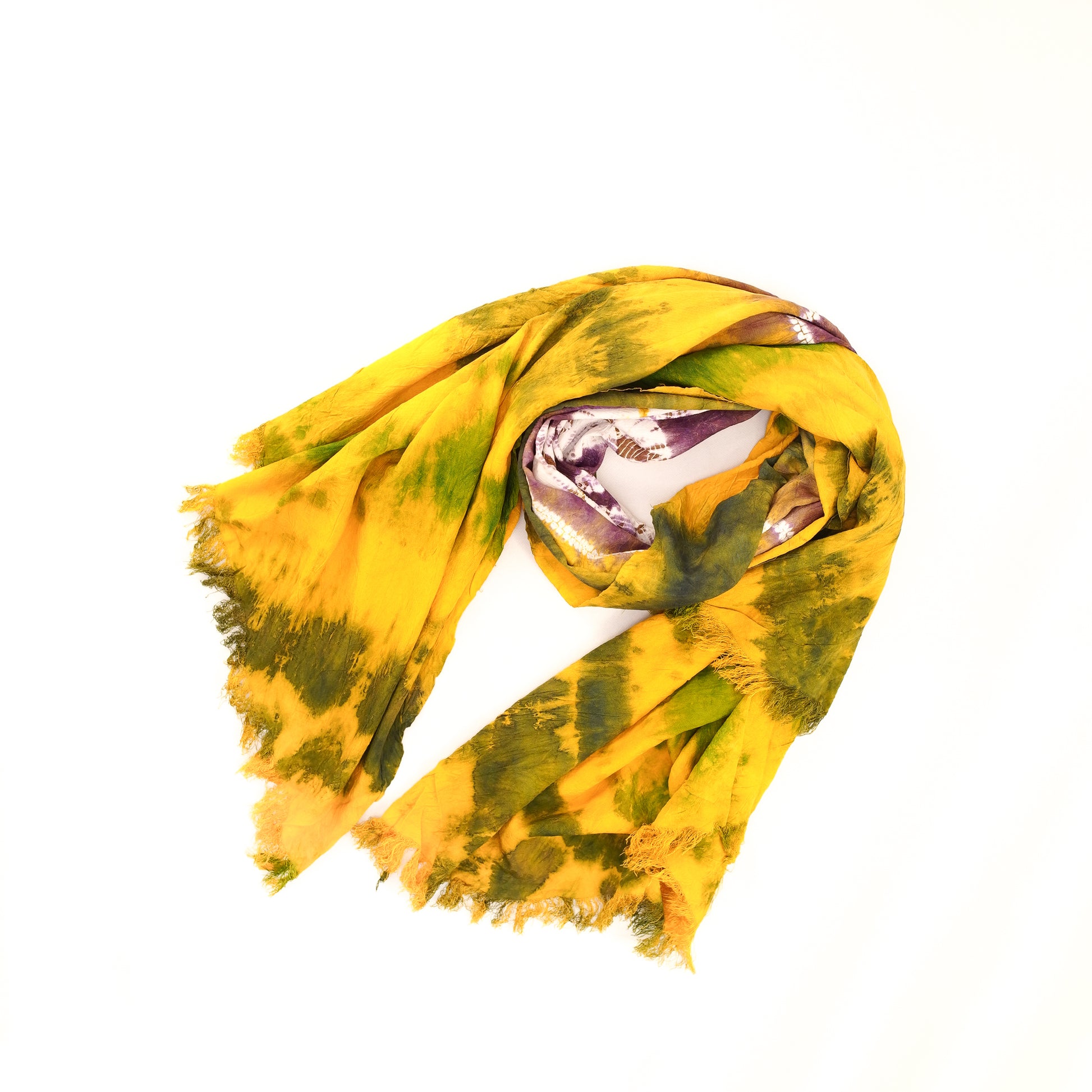 Green'n Gold Petalmark Scarf